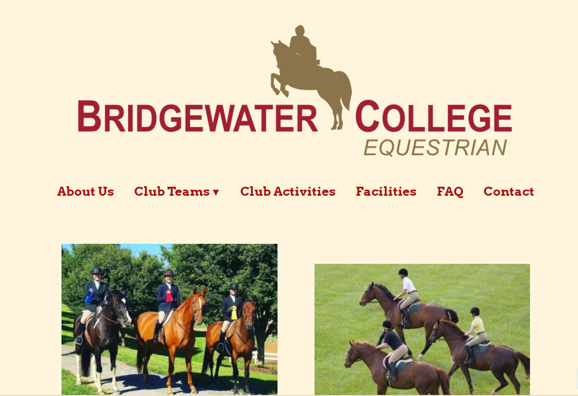 Bridgewater Equestrian Website