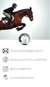 On Course Photos Business Card